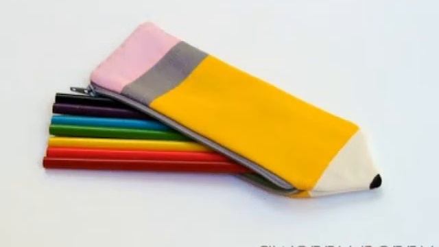 Пенал из фетра своими руками. смотреть онлайн