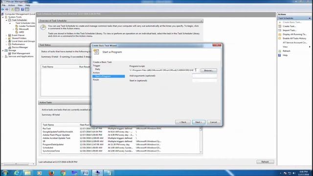 Windows Task Scheduler to Run Programs and Open Webpages смотреть онлайн