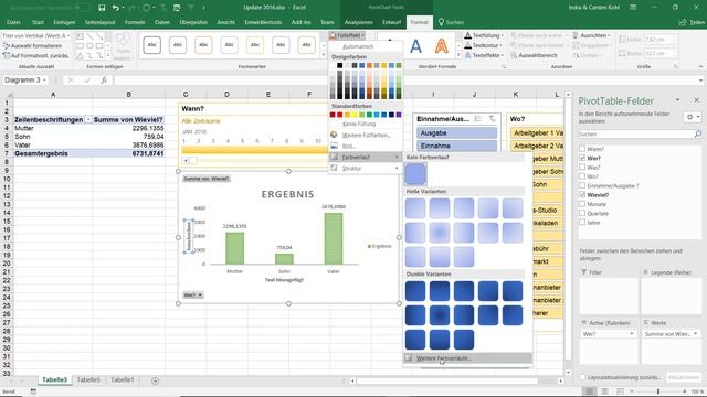 MS Excel Pivot-Komplettkurs: Modul 6.6 Neue Oberfläche für PivotCharts ab Version 2013 - carinko.co смотреть онлайн