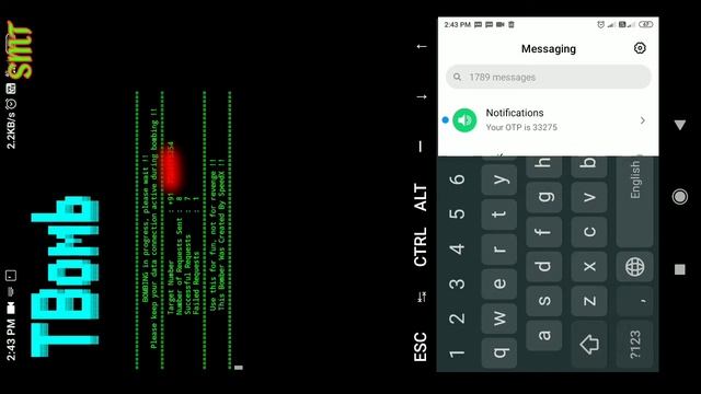How to do unlimited call bombing and sms bombing only oneclick free with termux no root смотреть онлайн