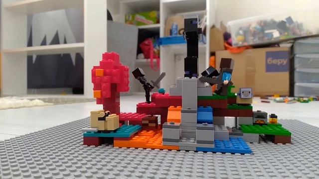 Лего Майнкрафт анимация разрушенный портал смотреть онлайн