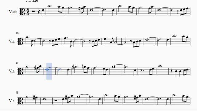 Viola Sheet Music: How to play Black Orpheus by Louis Bonfii