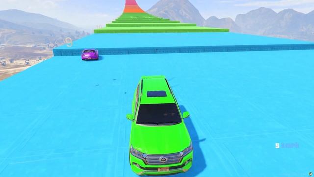 КАК ДАЛЕКО ТЮНИНГОВАННЫЙ КРУЗАК СМОЖЕТ ЗАБРАТЬСЯ ПО СТУПЕНЬКАМ ЛЕСТНИЦЫ? ЭКСПЕРИМЕНТЫ В ГТА 5 ОНЛАЙ смотреть онлайн