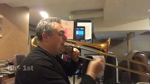 “C” natural minor scale for trombone смотреть онлайн