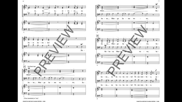Hakuna Mungu Kama Wewe (SAB Choir) - Arranged by Greg Gilpin смотреть онлайн