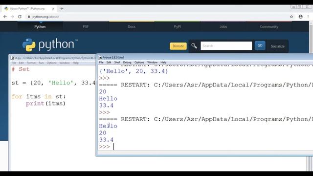 Set in Python in Hindi смотреть онлайн