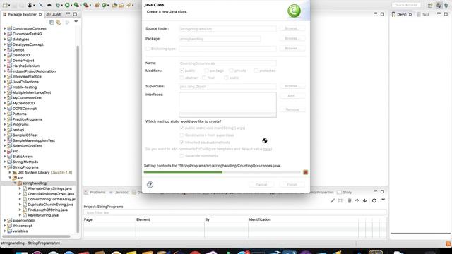 7.Programs on strings - Program to count occurrences of character in string смотреть онлайн