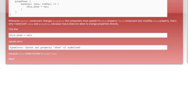 `This` is undefined in vue.js watcher смотреть онлайн