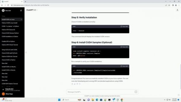 install cuda for linux