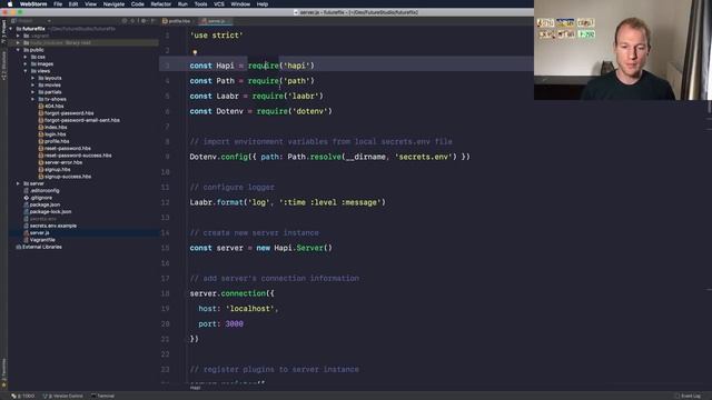 Webstorm — Activate Support for Node.js and Libraries смотреть онлайн