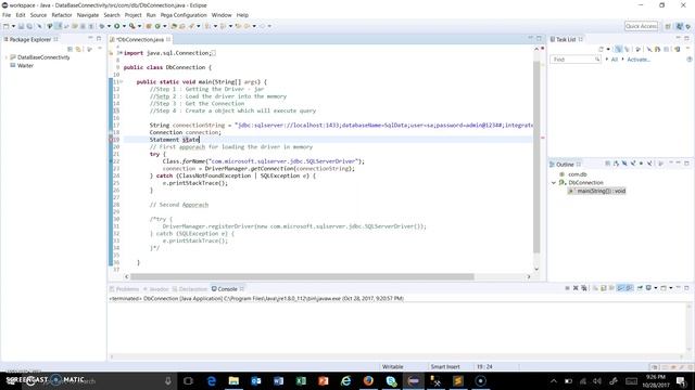 5. Creating the Statement Object смотреть онлайн