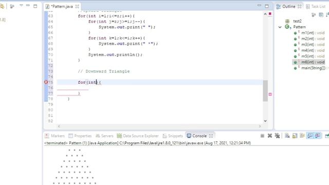 How to solve Pyramid and Pascal Pattern in java || Star Pyramid Pattern || Star Pascal Pattern смотреть онлайн
