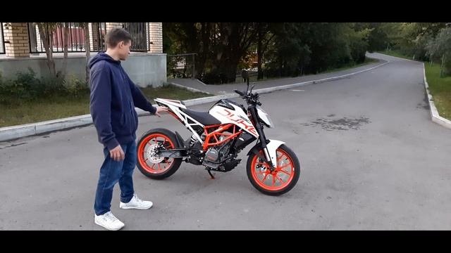 Мини обзор KTM DUKE 390 2017г