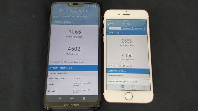 *BEAST. NO. MORE.* Moto G7 Power vs iPhone 6S Speedtest! смотреть онлайн