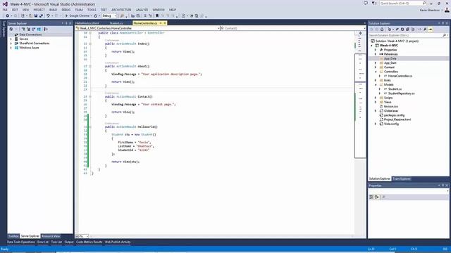 Module 5.1 - Entity Framework and LocalDB Intro | 15SS Web Server App Development смотреть онлайн