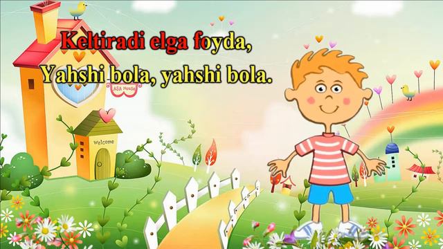 4-sinf | "Yahshi bola" qo'shig'i. P.Mo’min she’ri. N.Norxo’jayev musiqasi. #karaoke смотреть онлайн