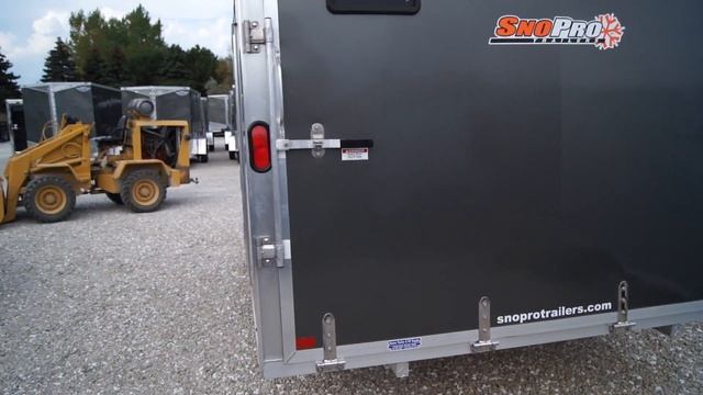 2018 SNOPRO 101x12 Hybrid Aluminum Enclosed 2 Place Snowmobile Trailer with Extreme Weather Package смотреть онлайн