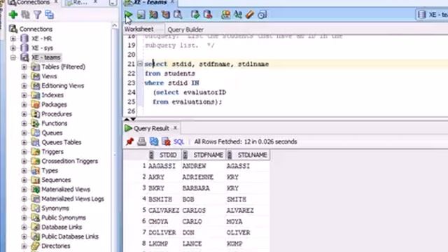 2 of 6 SQL Advanced with Oracle Type I subqueries, plus di смотреть онлайн