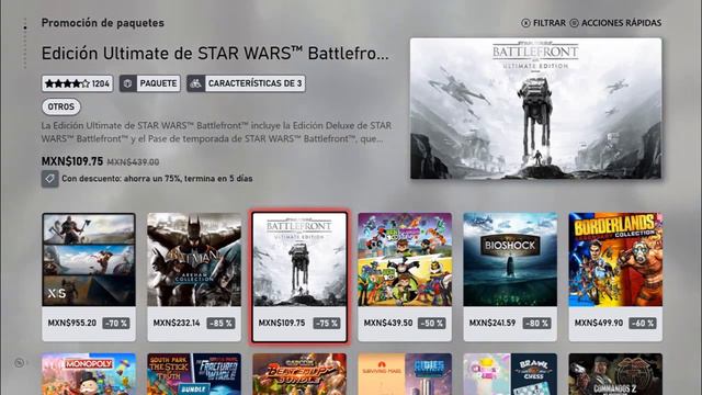 70% DE DESCUENTO EN JUEGOS DE XBOX ONE Y SERIES S/X | OFERTAS XBOX | MAYO 2022