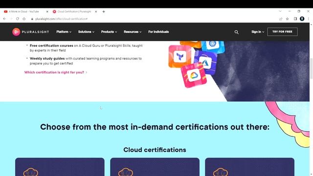 Free Cloud Certification from Pluralsight and A Cloud Guru | Free certification courses #CloudHappy смотреть онлайн