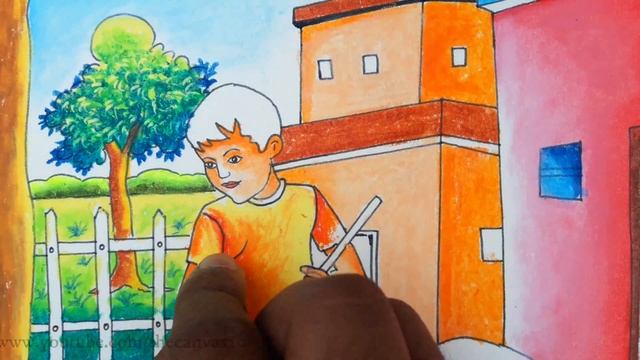Swach Bharat Abhiyan Drawing Part-2|| How to Draw Clean India For Drawing Competition смотреть онлайн