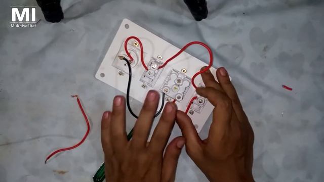 2 switch 1 socket 1 holder connection | board wiring | board connection | board fitting kaise kare смотреть онлайн