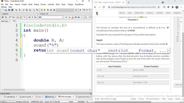 uri online judge problem 1002 solution | c programming in bangla смотреть онлайн