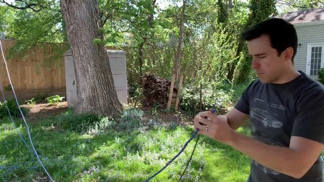 How to trim a tall tree branch in 20 minutes for only $7 without climbing or a ladder (DIY) смотреть онлайн