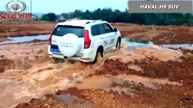 Haval H9 преодоление лужи смотреть онлайн
