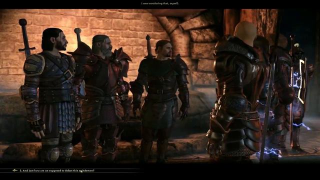 Dragon Age Origins - Video Cutscene 30 - War Counsel at Castle Redcliff смотреть онлайн