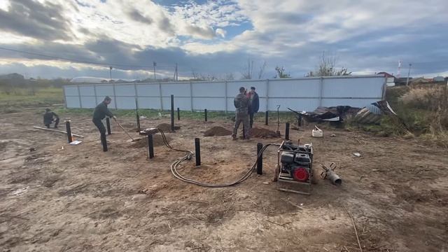 Монтаж свайно-винтового фундамента смотреть онлайн