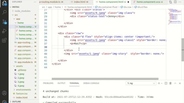Part - 2 Instagram Home Page UI || Angular || Ionic || Bootstrap смотреть онлайн