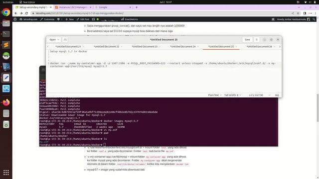 Setup mysql 5.7 with docker on VPS смотреть онлайн