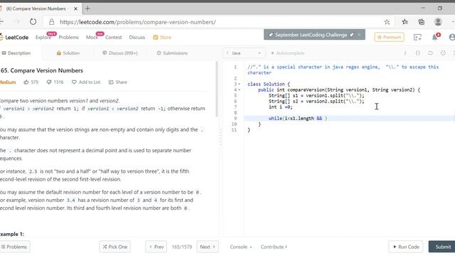 Compare Version Numbers | LeetCode 65 смотреть онлайн