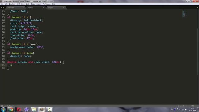Уроки JavaScript Практика #19 Адаптивное меню на Js
