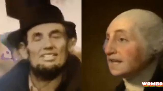 Abraham Lincoln and George Washington singing the Corn song смотреть онлайн