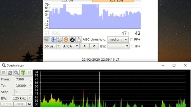 Test scan LW,MW,SW with TEF6686 + XDR-GTK смотреть онлайн