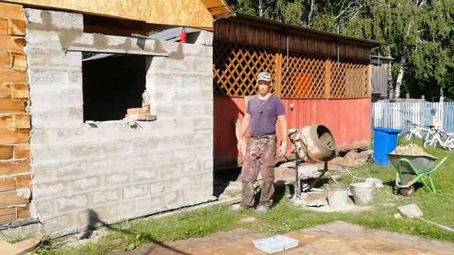 И снова стройка предбанника уже конец близок! смотреть онлайн