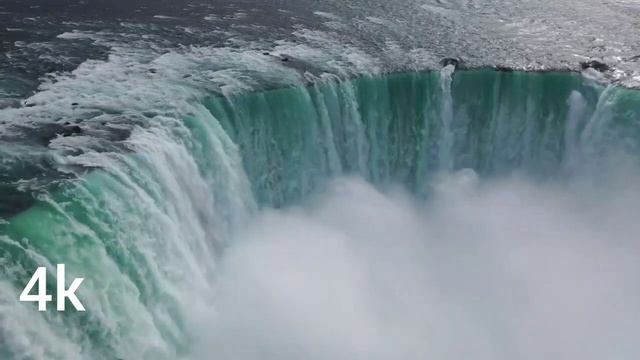 Шум водопада в 4к Расслабляющий водопад смотреть онлайн