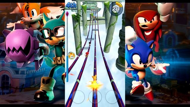 Sonic Forces Speed Battle android game first look gameplay español смотреть онлайн