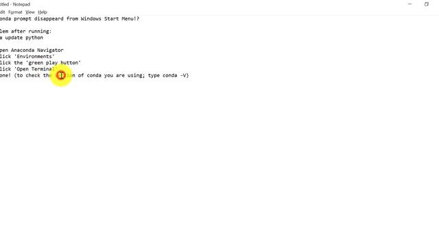 HOW TO: Find Anaconda Prompt If Disappeared From Windows Start смотреть онлайн