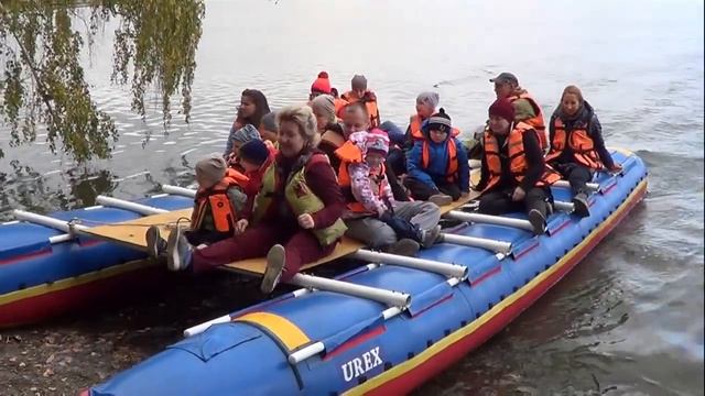 Катамаран Большой Рика под мотором Ямаха 5 л с смотреть онлайн