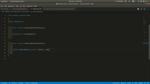 Laravel Basics - Accessors, Mutators and Casting смотреть онлайн