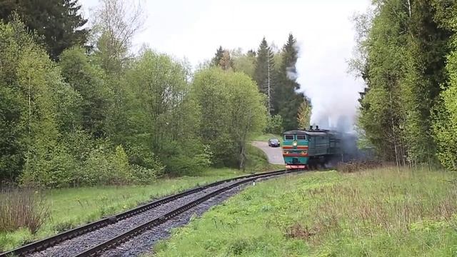 Locomotive 2TE10V: the most brutal diesel in Russia смотреть онлайн