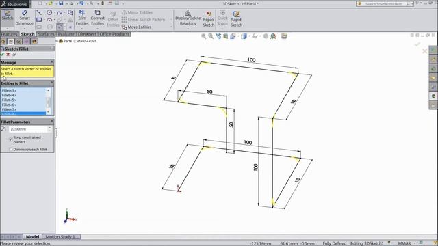 Solidworks tutorial 3D Pipe смотреть онлайн