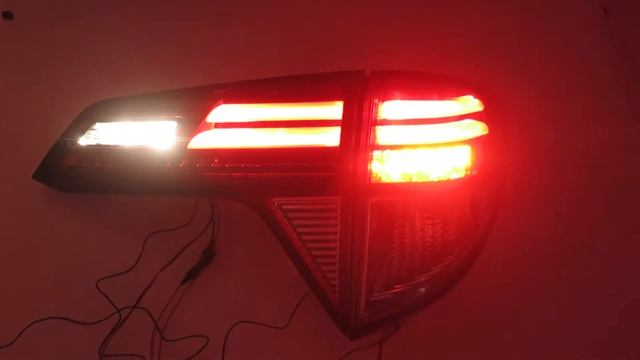 CrazyTheGod HR-V Second generation 2016-2017 SUV 5D LED Tail Rear Light Red/White for HONDA смотреть онлайн