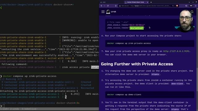 zrok Use Cases: Private Sharing Using Docker смотреть онлайн