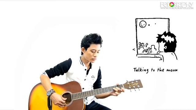 Bruno Mars - Talking to the moon (Acoustic cover by Fero) смотреть онлайн