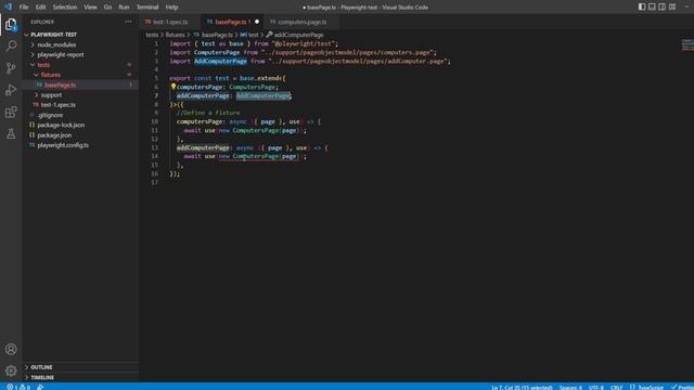 Playwright - Turn Page Object Model Pages into fixtures смотреть онлайн