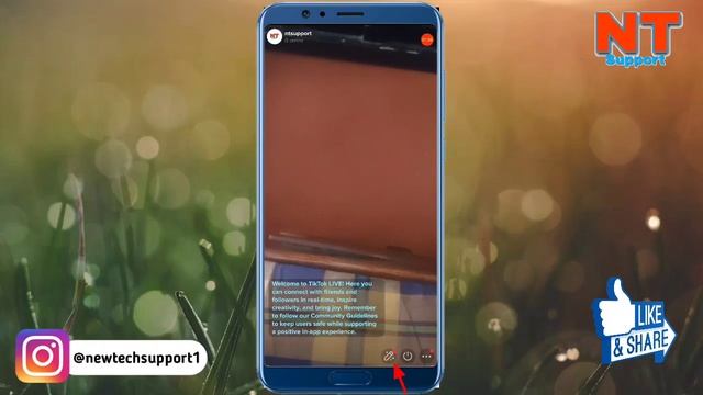 How To Add Photo On Tiktok Live | Tiktok live ma photo kasari rakhne смотреть онлайн